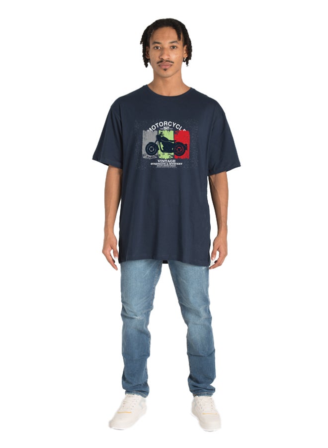 Marco Bergamo Modern Fitwith Print T-Shirt 