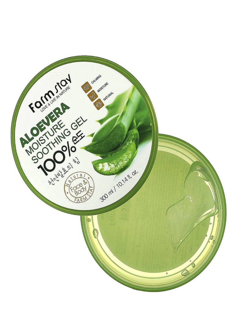 Farm Stay FARMSTAY ALOEVERA MOISTURE SOOTHING GEL 300ML
