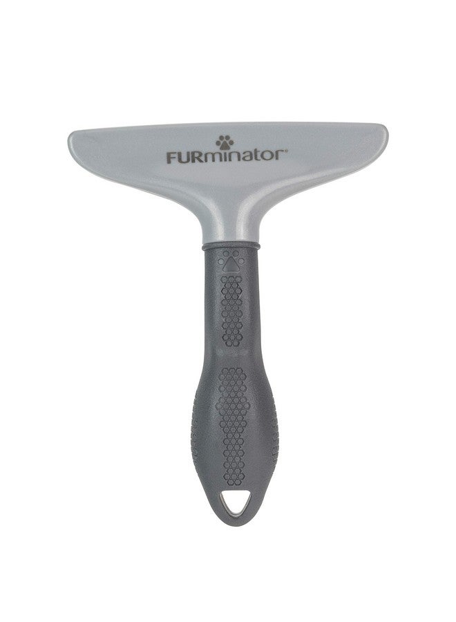 FURminator Dog/Cat Grooming Rake, Grooming Tool, Removes Loose Hair and Tangles, Gray - Image 4