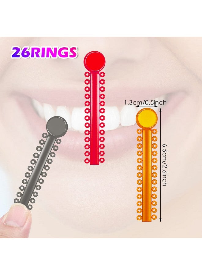 Nuanchu 2080 O-Rings Multicolor Orthodontic Ligature Ties Elastic Teeth Orthodontic Ligature Rubber Bands For Braces - Image 2