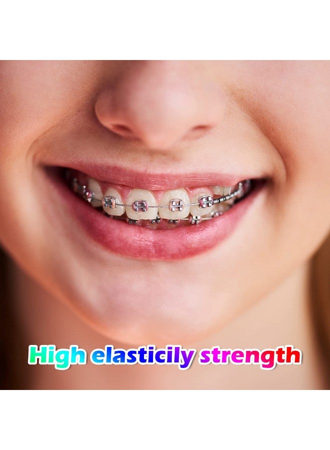 Nuanchu 2080 O-Rings Multicolor Orthodontic Ligature Ties Elastic Teeth Orthodontic Ligature Rubber Bands For Braces - Image 4