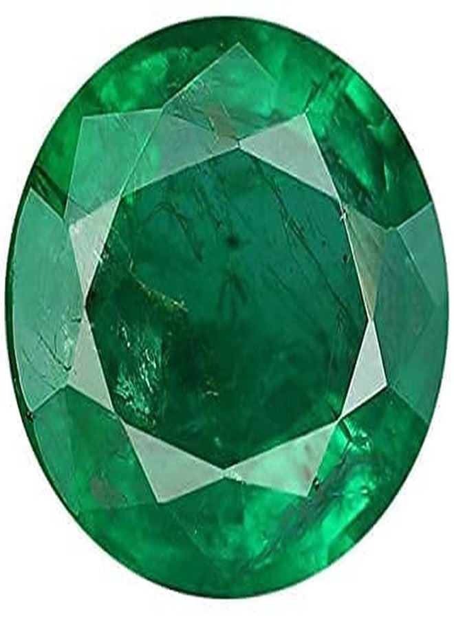 GEMS RIVER 5.00 Ratti حجر كريم طبيعي سائب من الزمرد معتمد من المختبر، مطلي بالذهب، قلادة للرجال والنساء (لأغراض فلكية) (M74) - Image 3