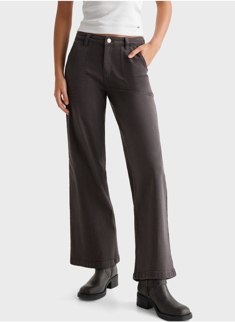 MANGO - Kids High Waist Culotte Pants - Image 1