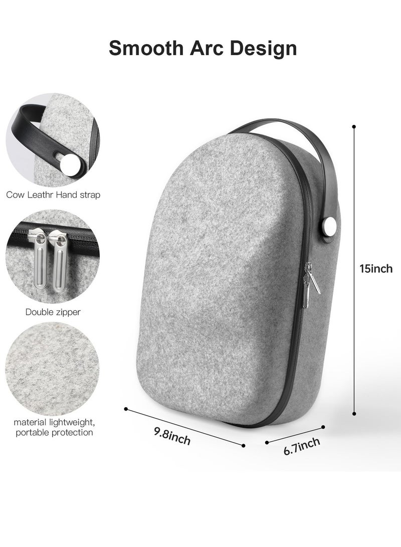 Excefore Hard Carrying Case for Meta Oculus Quest 2/Quest 3/Vision Pro Original/Elite Version VR Gaming Headset and Touch Controllers - Travel and Home Storage Compatible Accessories  - Image 5