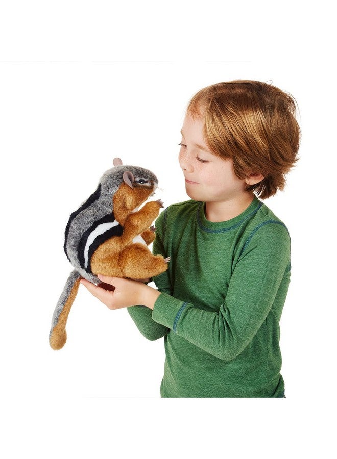 Folkmanis Chipmunk Hand Puppet, Brown - Image 2