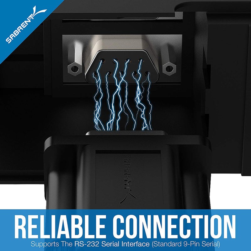 SABRENT USB 2.0 to Serial (9-Pin) DB-9 RS-232 Adapter Cable 6ft Cable [FTDI Chipset] (CB-FTDI) - Image 5