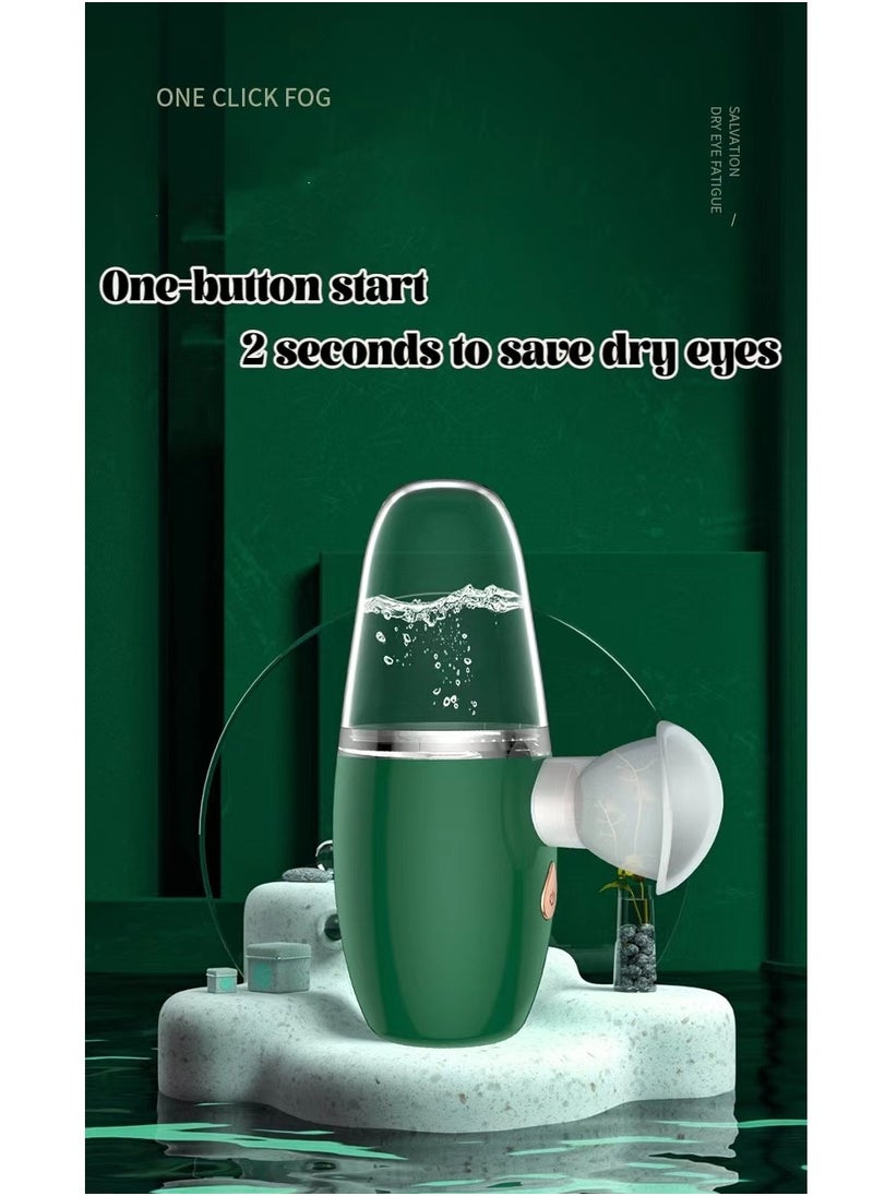 Generic 1pc Eye Nebulizer Facial Steamer, Nano Face Mister Rechargeable Moisturizing Eye Sprayer Water Replenishment Facial Beauty Instrument for Face Moisturizing Eye Fatigue Relief  - Image 2