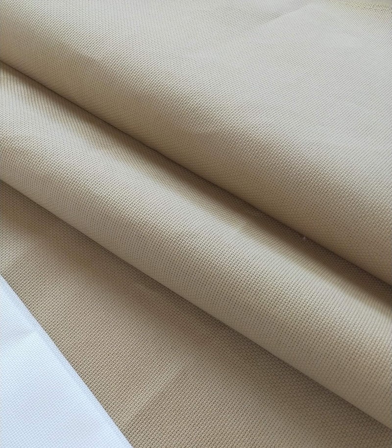 KCS 59" x 1 Yard 14ct Counted Cotton Aida Cloth Cross Stitch Fabric (Khaki) - Image 1