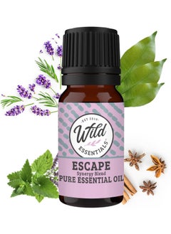 mEssentials Wild Essentials Escape 100% Pure Essential Oil Synergy Blend 10ml, Therapeutic Grade Daydream Break! Meditative Power Oil, Made in The USA 