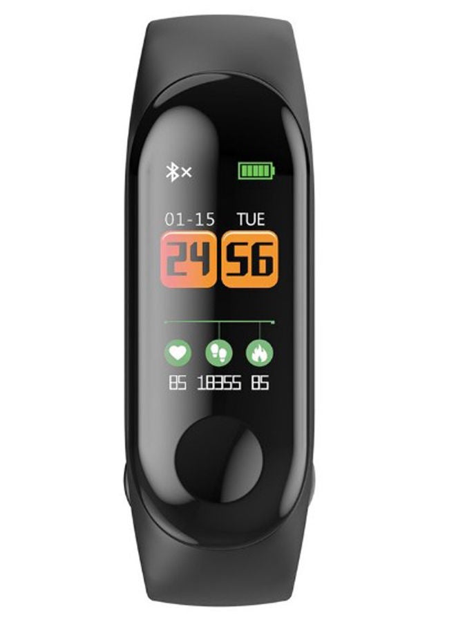 NIBEMINENT W3 Tracker Heart Rate Blood Pressure Monitor Fitness Black - Image 3