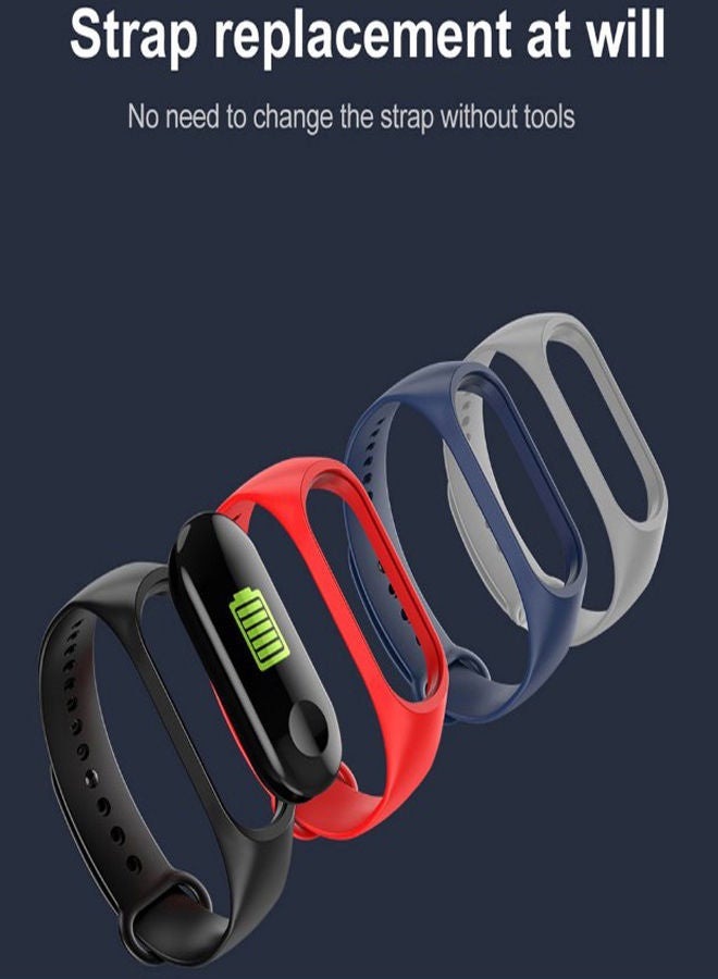 NIBEMINENT W3 Tracker Heart Rate Blood Pressure Monitor Fitness Black - Image 5