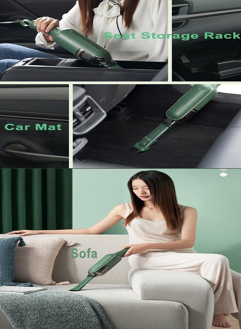 Bear Portable Handheld Vacuum Cleaner,5000Pa Strong Cyclone Suction Household Handheld, Wireless Mini Vacuum Cleaners, Rechargeable Hoover for Home, Cars, and Pet - Image 2