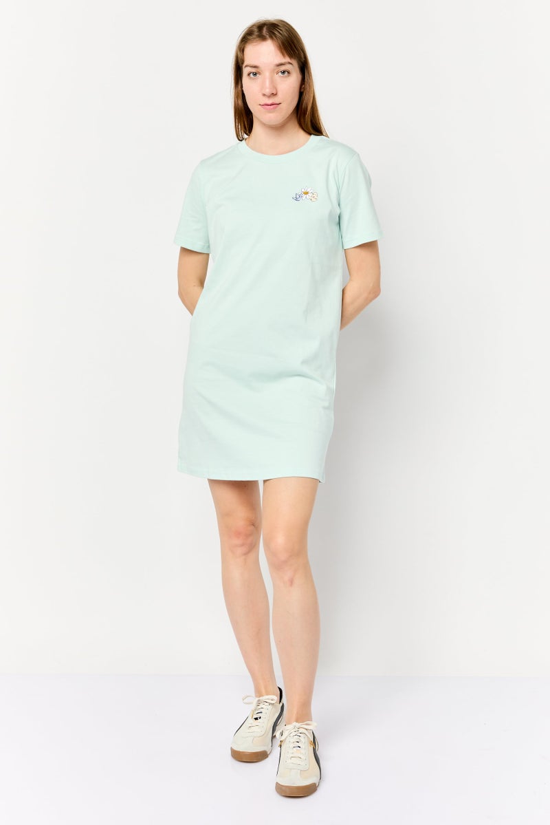 adidas Originals Women Sportswear Fit Outdoor Dress, Light Turquoise  - Image 2