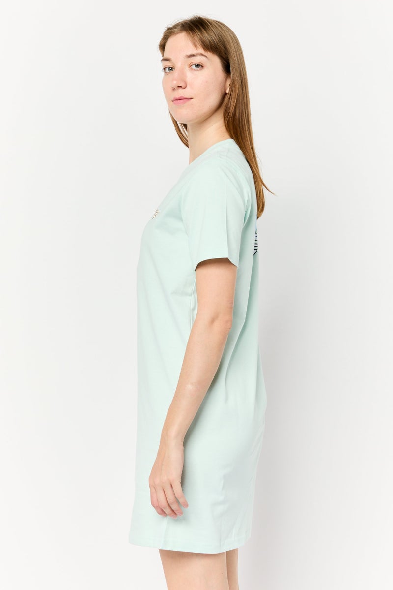 adidas Originals Women Sportswear Fit Outdoor Dress, Light Turquoise  - Image 3