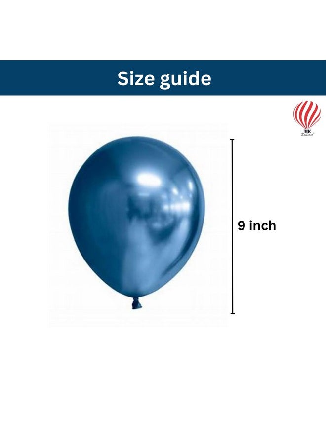 هونج كونج بالونز - مجموعة ديكورات حفلات استقبال المولود الجديد من HK Balloons، 35 قطعة، بالونات زرقاء فضية مطبوعة بعبارة "مرحبًا بكلمة Baby Boy"، مع قصاصات فضية، وديكورات خلفية لحفلات استقبال المولود الجديد. - Image 1