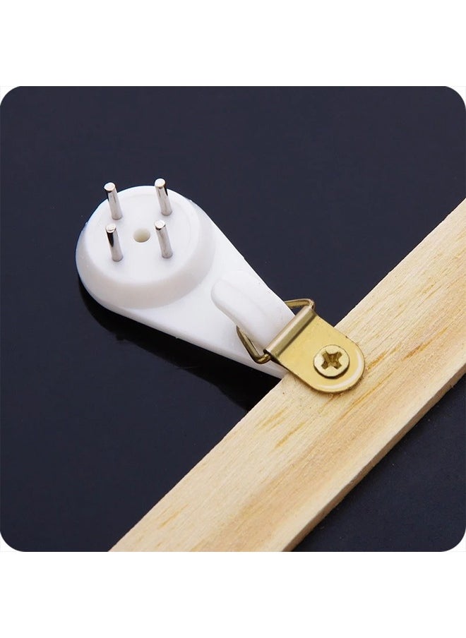 Generic - 5 Pack Non Trace Picture Hangers Hardwall Hanging Hook Invisible Nail, Screws Wall Hooks, Traceless Photo Hook, Hardwall Drywall Picture Hooks, Multi Function Heavy Duty Picture Art Painting Frame Hanger - Image 1