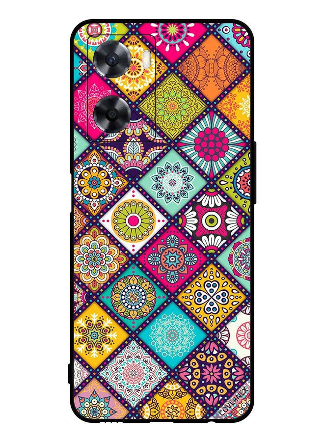 Covernex Protective Case Cover For Oppo A77 4G Mandala Islamic Shapes Pattern - Image 1
