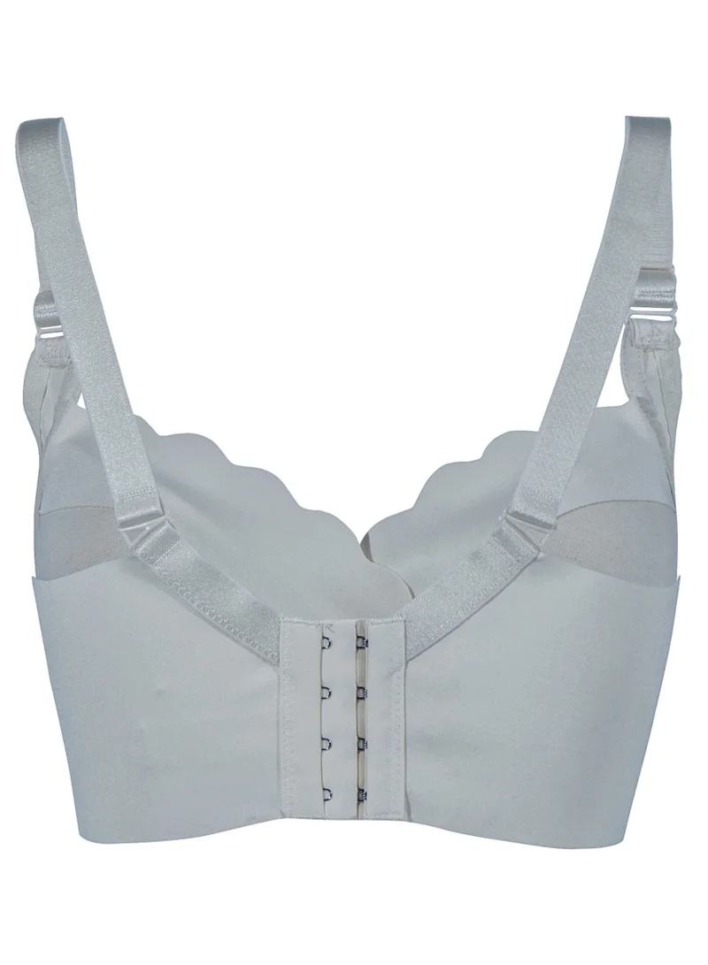 Okus Elegant Seamless Maternity And Nursing Bra - Light Grey - XX Large