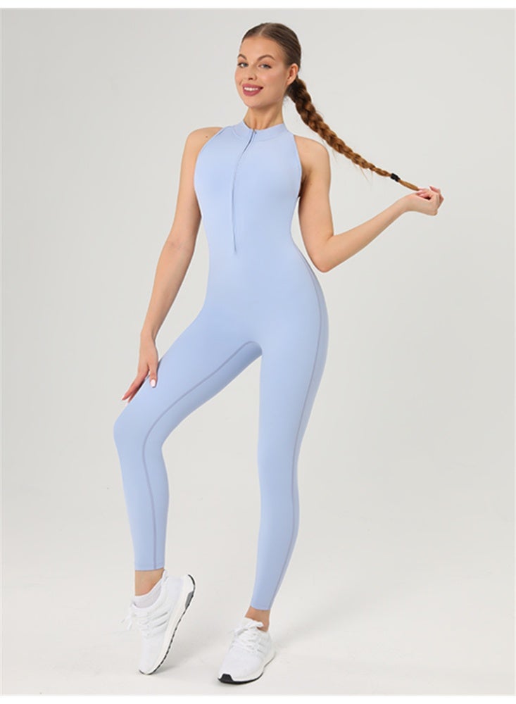 عام زيبر الرياضة حللا المرأة عارية الذراعين اليوغا داخلية قطعة واحدة دعوى - Image 1