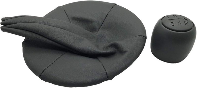 DEMULAX Leather Gear Shift Knob and Boot Cover for Fiat - Image 3