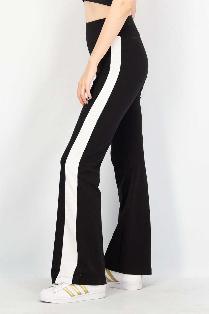 PUMA سروال رياضي نسائي بشعار العلامة التجارية، أسود - Image 2