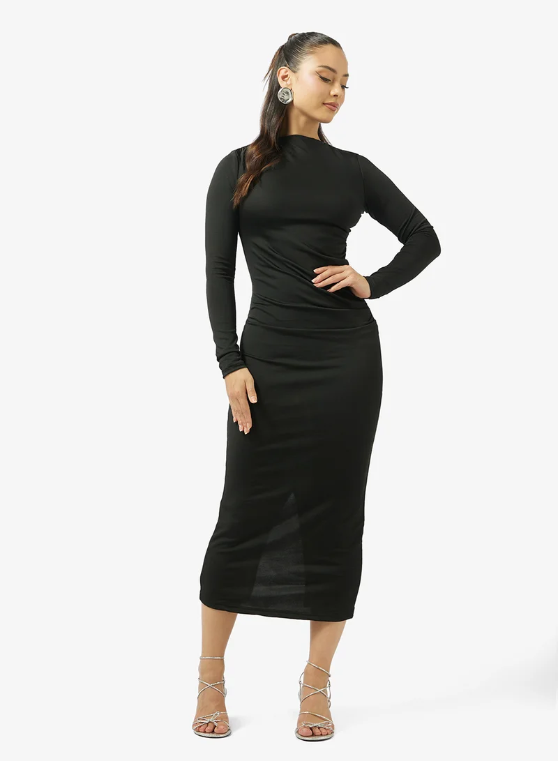 Ginger Draped Bodycon Dress