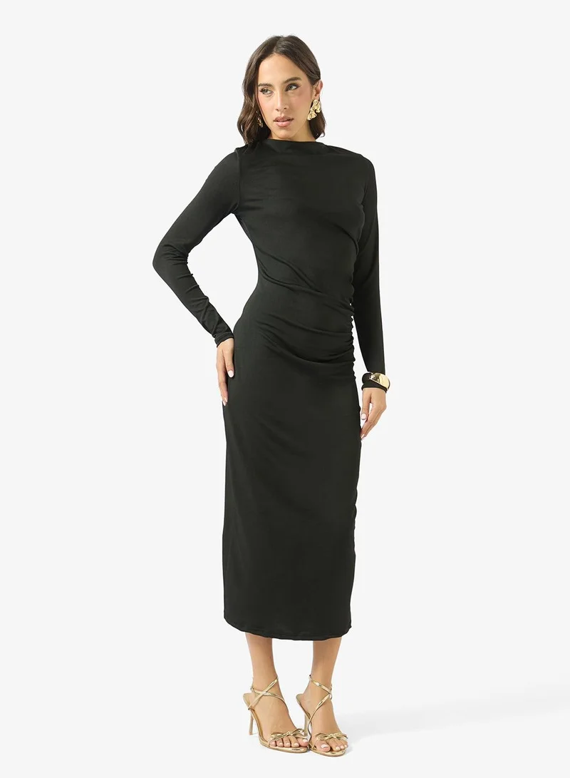 Ginger Draped Bodycon Dress