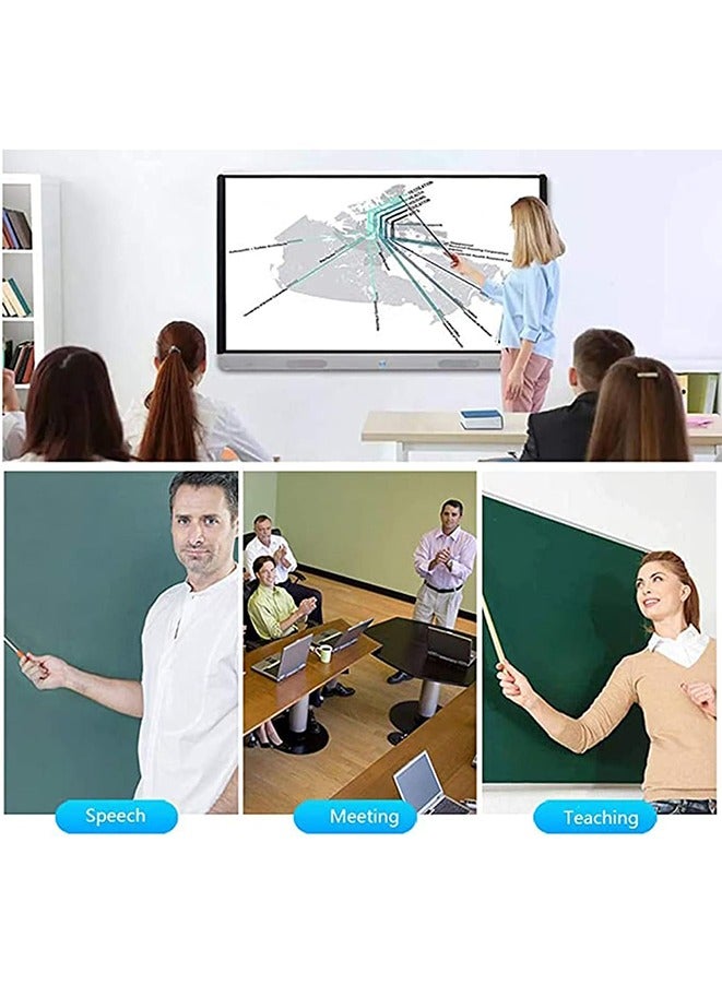 Telescopic Teachers Pointer,with Light Teacher Pointer for Classroom Presentation Pointers Telescopic Pointer Stick with Hand Lanyard Hand Pointer Extendable Pointer