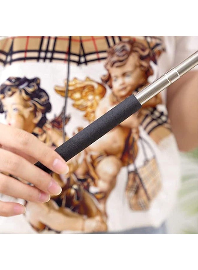 Telescopic Teachers Pointer,with Light Teacher Pointer for Classroom Presentation Pointers Telescopic Pointer Stick with Hand Lanyard Hand Pointer Extendable Pointer