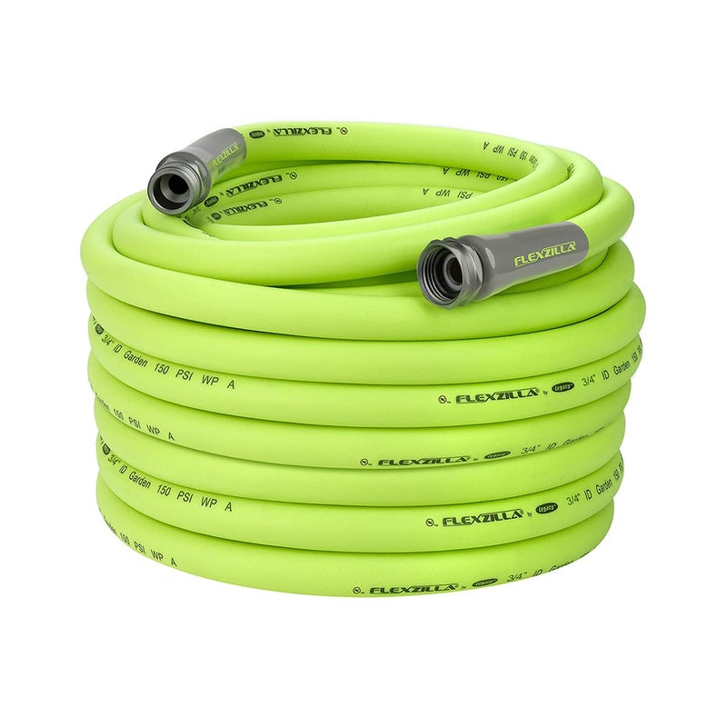 Flexzilla Garden Hose 3/4 in. x 100 ft., Lightweight All-Weather Water Hose, Durable and Flexible, Leak-Free Connections - Image 1