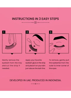 Glance Cosmetics Double Candy - Natural False Eyelashes  - Image 4