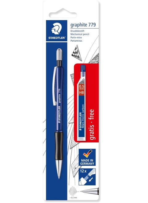 1-Piece Mechanical Pencil With A Pack of Leads 0.5mm