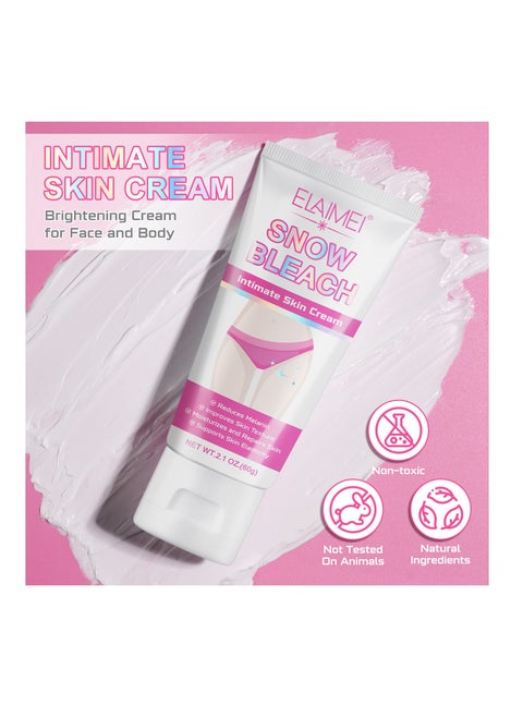 Snow Bleach For Armpits,Inner Thighs,Areolas and Private Parts for Remove Melanin  Tender Body Parts