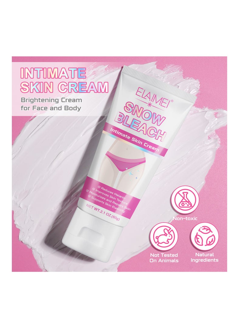 Elaimei - Snow Bleach For Armpits,Inner Thighs,Areolas and Private Parts for Remove Melanin  Tender Body Parts - Image 1
