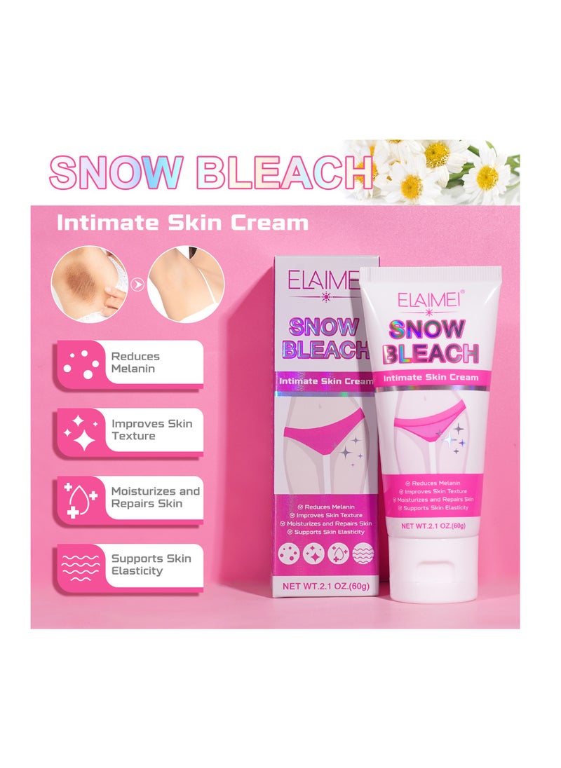Elaimei - Snow Bleach For Armpits,Inner Thighs,Areolas and Private Parts for Remove Melanin  Tender Body Parts - Image 1