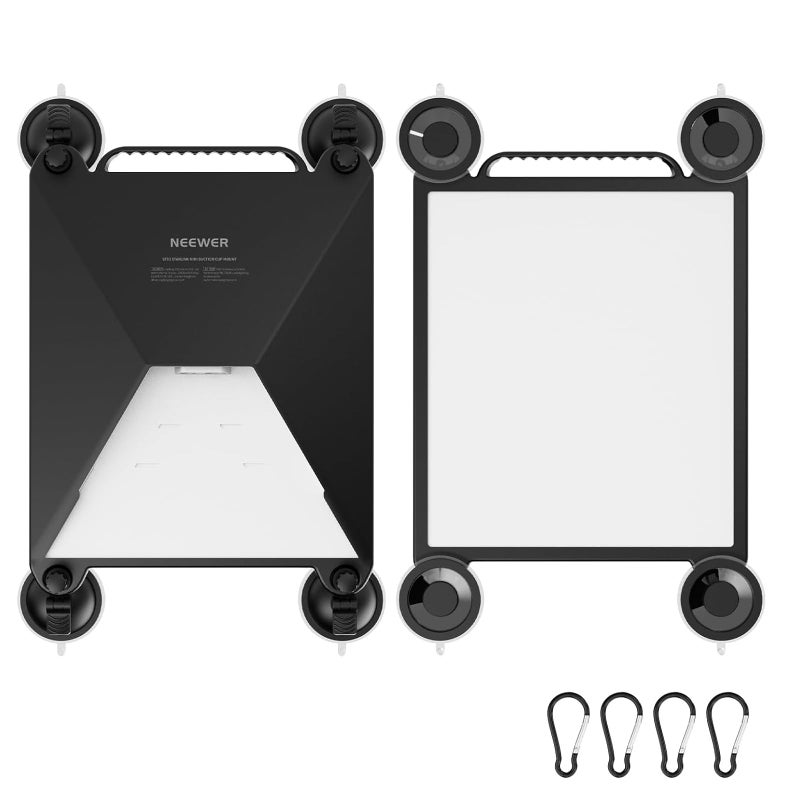 Neewer NEEWER Suction Cup Mount for Car Compatible with Starlink Mini， 2 in 1 Satellite Mounting Kit & Protective Silicone Case with Strong Suction Cups for Car Window， Sunroof， RVs， Boat and Road Trip， ST91 - Image 1