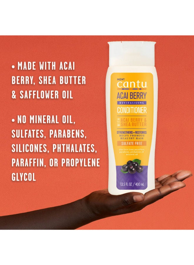 Cantu Acai Berry Revitalizing Conditioner 400ml - Image 2