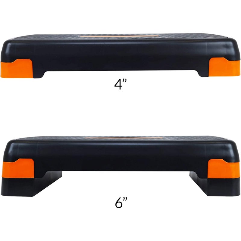 Fitvids Adjustable Workout Aerobic Stepper Step Platform Trainer, 27-Inch, Multiple Colors - Image 2
