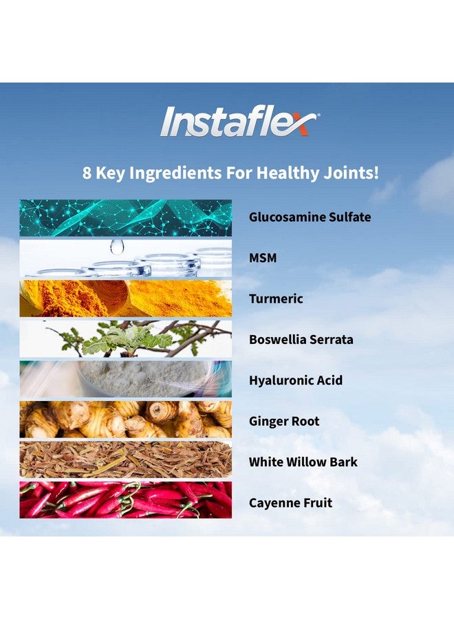 Instaflex Joint Support Supplement - Clinically Studied Joint Relief Blend of Glucosamine, MSM, White Willow, Turmeric, Ginger, Cayenne, Hyaluronic Acid - 180 Capsules - Image 4