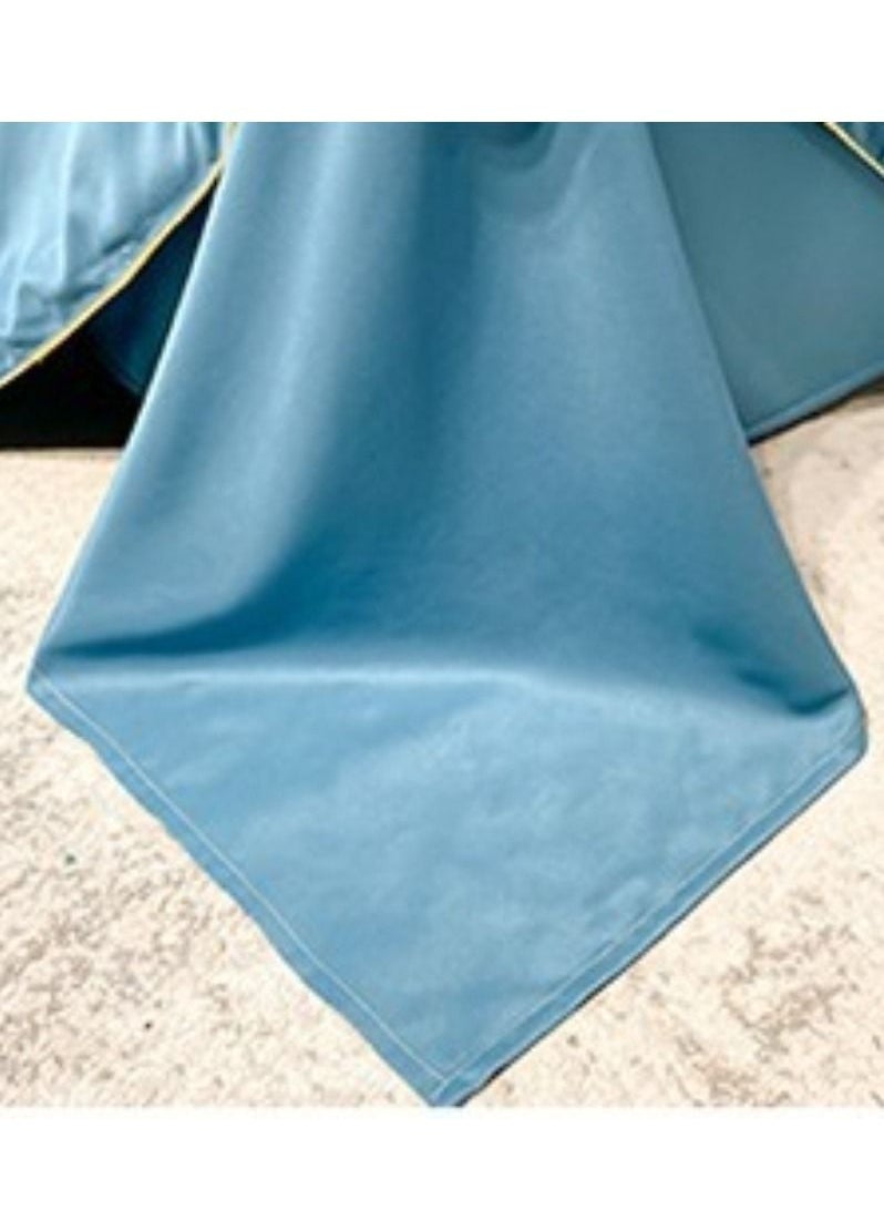 Sharpdo 4Pcs Summer Quilt Set, Air Conditioner Thin Comforters, with 1 Quilt Cover 180*220cm, Section for All-Season