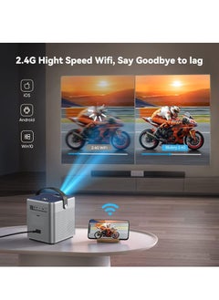 Generic NEW T3 3D Movie Projector - 4K Full HD, Native 1080P with Android 9.0 u0026 WiFi  - Image 5