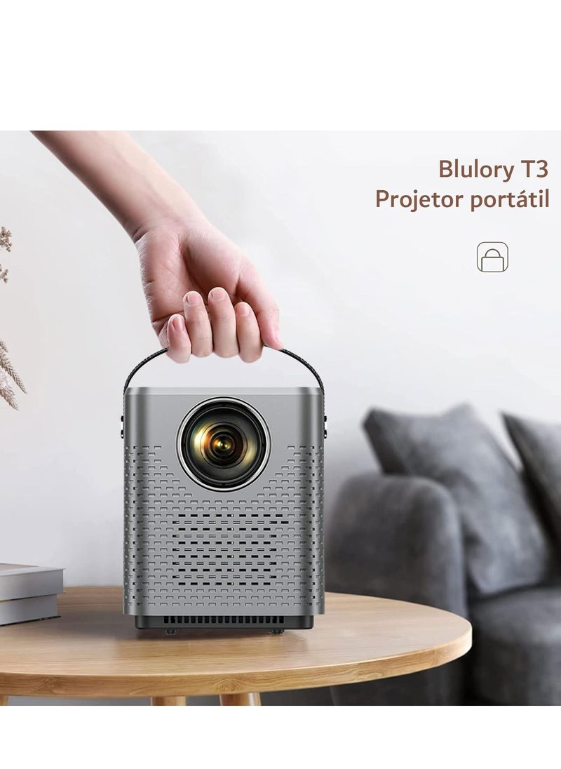Generic - NEW T3 3D Movie Projector - 4K Full HD, Native 1080P with Android 9.0 u0026 WiFi - Image 1