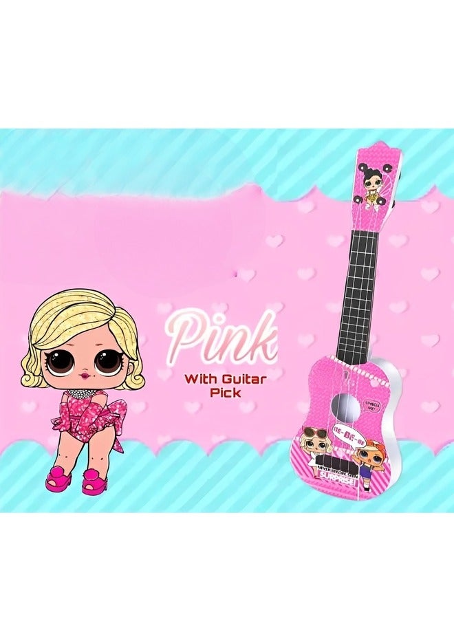 Kids Toy Guitar - 4-String Adjustable Mini Musical Guitar Toy for Kids, Child-Safe Non-Toxic Materials, Perfect Children's Toy Guitar for Learning Rhythm, Tempo, and Strumming - Small Toy Guitar for Creativity and Coordination  - Image 3