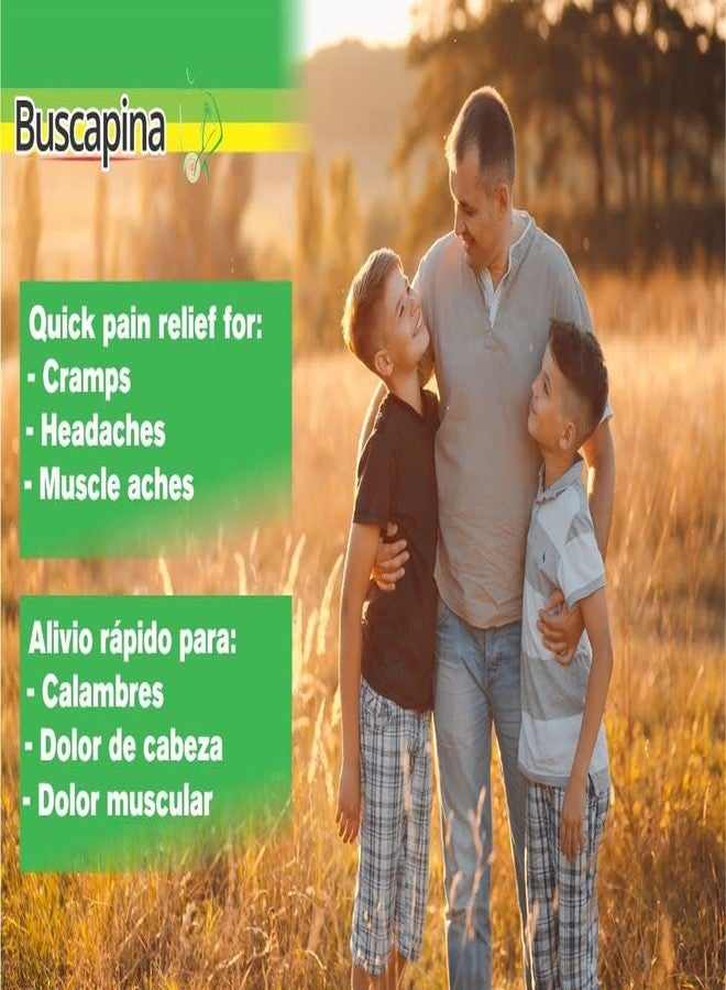 Buscapina Menstrual Cramps, Headaches, Joint Aches,Pain Relief Caplets, Acetaminophen 500mg, 24 Count – Fast-Acting Period Pain & Bloating Relief - Alivio Rápido Cólicos - Image 4