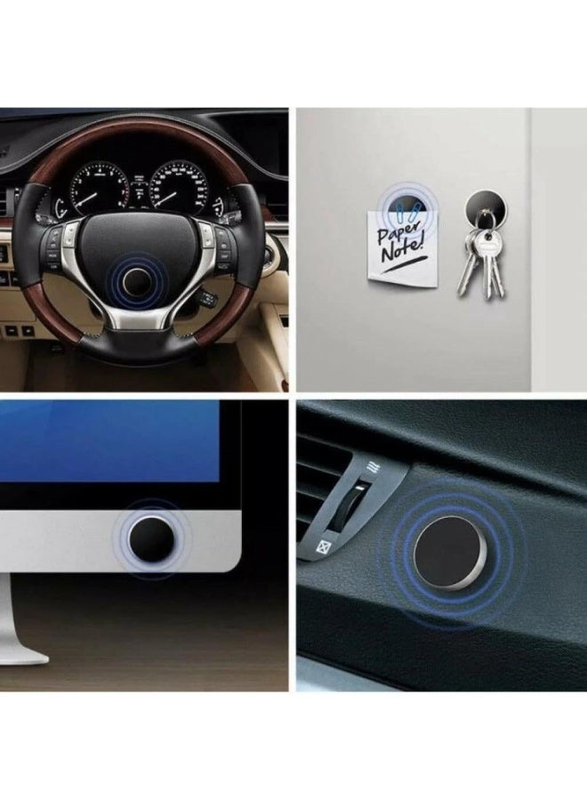 Denx Universal magnetic phone holder for steering wheel, 360-degree rotation, gravity link, car mount made of stable, anti-vibration alloy material. - Image 4