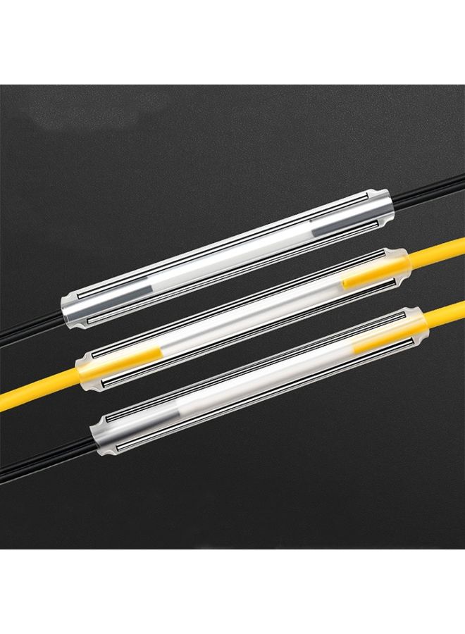 Optical Thread BURAQ 50pcs/pack 60mm Double -Pin Leather Thread Optical Fiber Heat ...