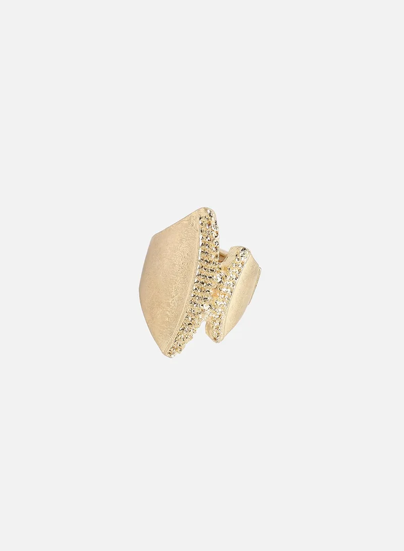 SOHI Seashell Artificial Cocktail Ring Jewellery