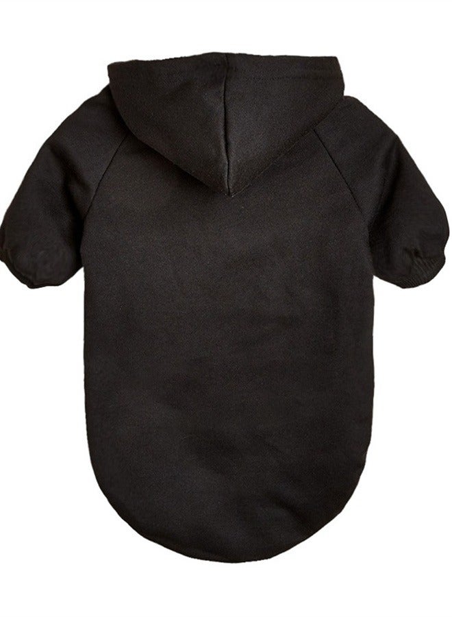 Loquat Squality New Pet Warm Clothing For Autumn And Winter Black - Image 2