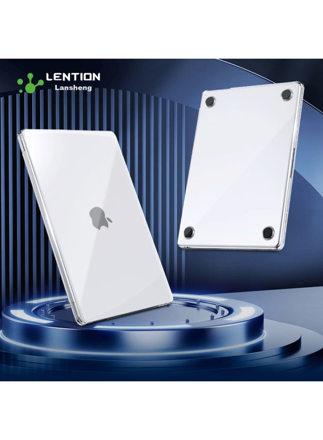 Lention Apple Macbook Air 13.6 M3 Ultra-thin Crystal Clear Laptop Case Edition Scratch-resistant Durable Anti-yellowing Protective Cover - Image 1