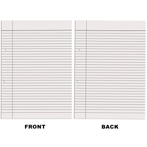 Lakeer A4 Ruled White Project Sheets Loose Leaf Filler Paper, 100 Sheet, 11.3 x 8.7 Inch, (Both Side Ruled), for Art & Craft, Project, Presentation, Etc, - Image 5